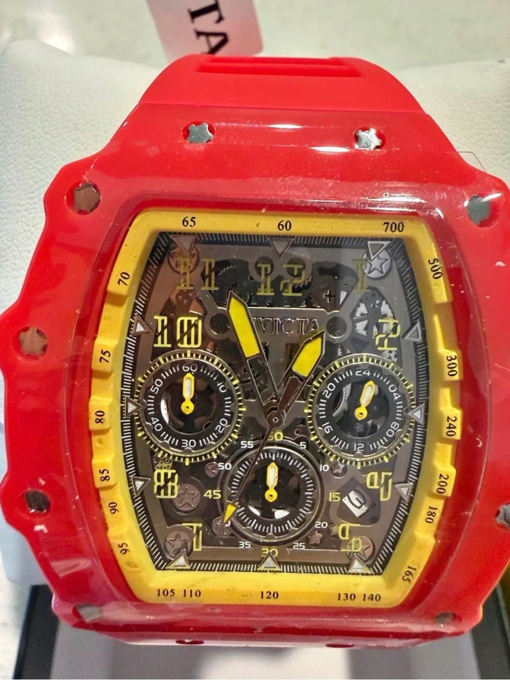 Invicta Racing Red Chronograph Men's Watch